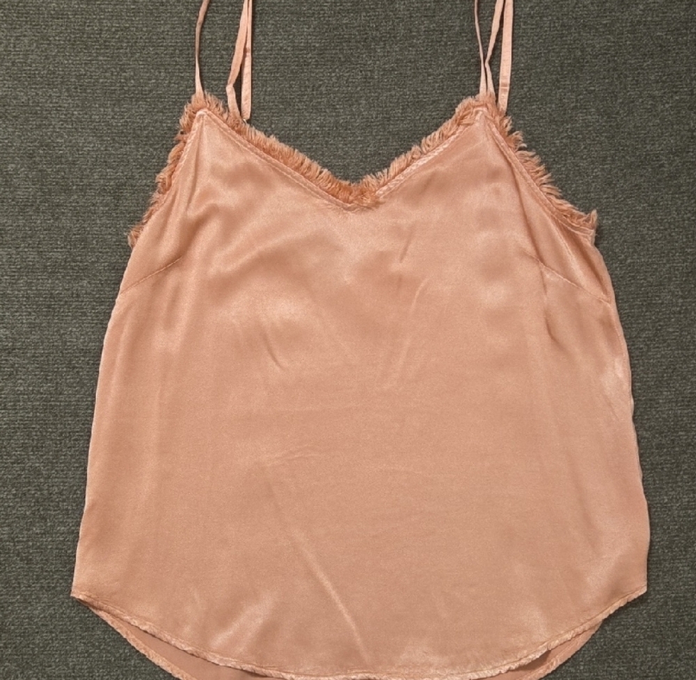 Tina Jo Women’s Pink Satin Camisole Tank Top – NWT Size M